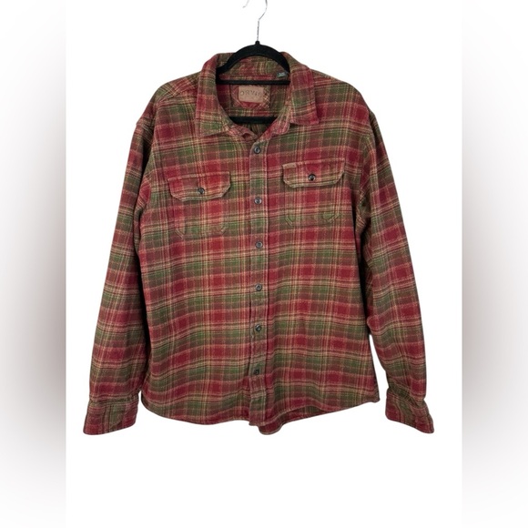 Orvis Other - Orvis men’s Red and Green heavy duty button down plaid work shirt. Size XL